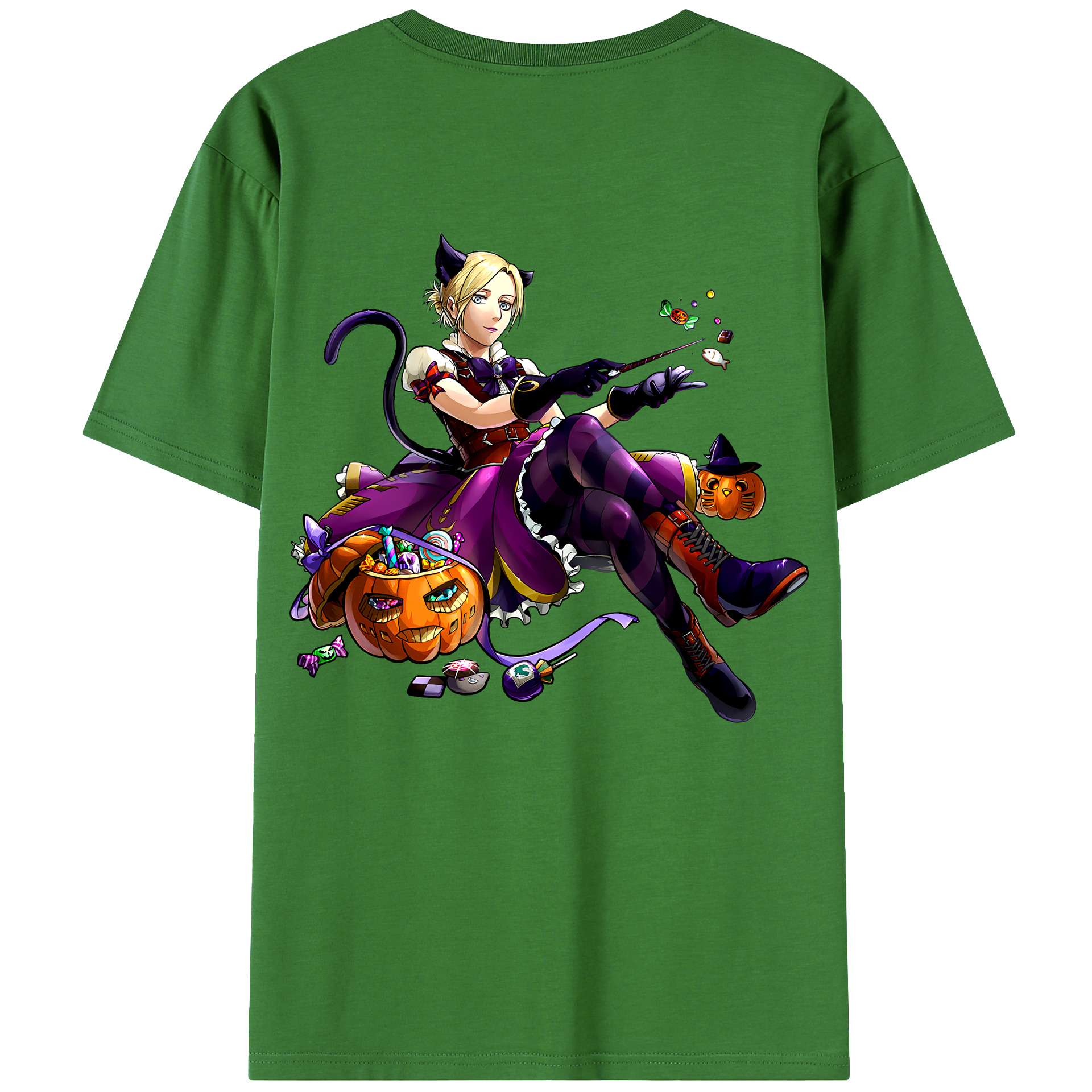 （画像用） 進撃の巨人 アニ・レオンハート Attack on Titan Annie Leonhart レディース半袖Tシャツ(バックプリント)